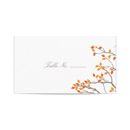 Blissful Branches Guest Table Escort Cards