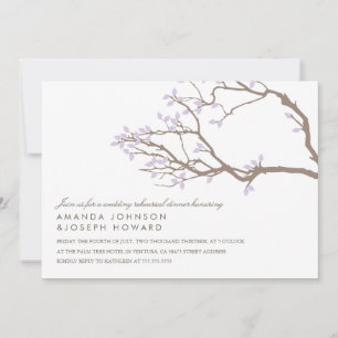 Blissful Branches Rehearsal Dinner Invitation