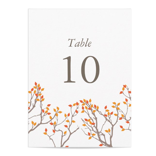 Blissful Branches Table Numbers (Creator Uploaded)