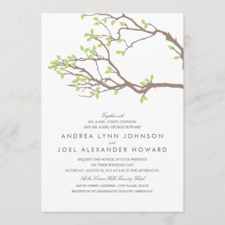 Blissful Branches Wedding Invitation