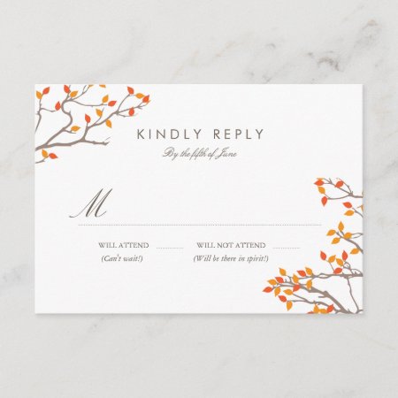 Blissful Branches Wedding Rsvp