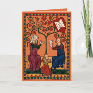 Blissful Family Holiday Card