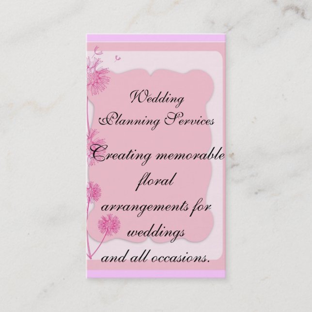 Blissful Floral Business Card (Front)