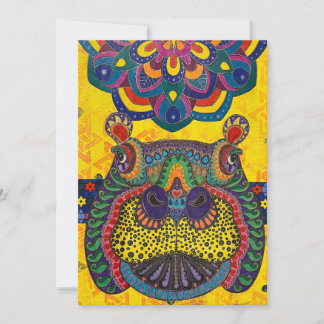 Blissful Hippo Blank Note Card