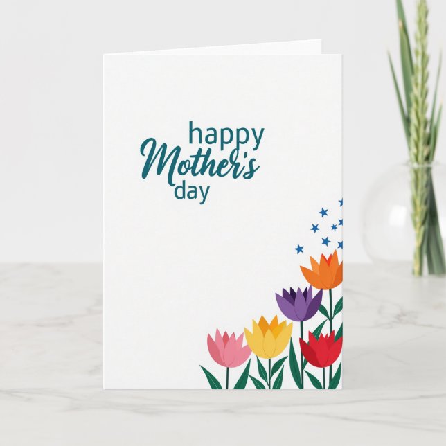 Blissful Mothers Day View Card (Front)