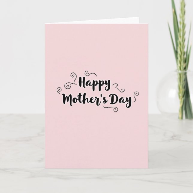 Blissful Mothers Day Wish Card (Front)
