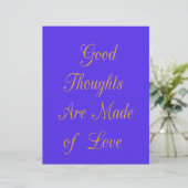 Blissful Reflections: Good Thoughts of Love (Standing Front)
