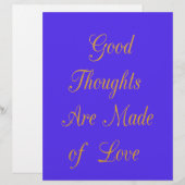 Blissful Reflections: Good Thoughts of Love (Front/Back)