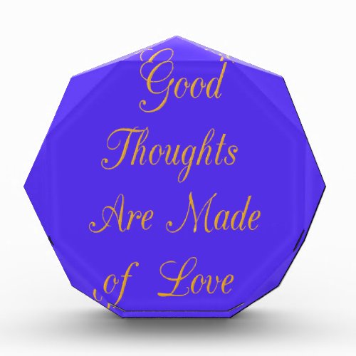 Blissful Reflections Good Thoughts of Love Award