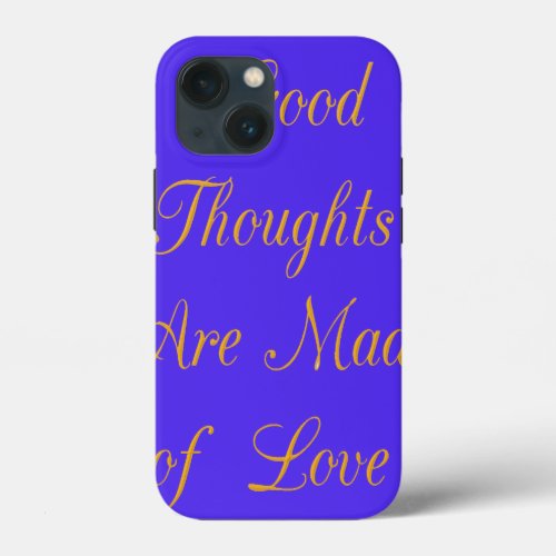 Blissful Reflections Good Thoughts of Love iPhone 13 Mini Case