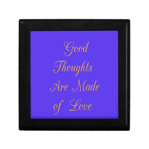 Blissful Reflections Good Thoughts of Love Jewelry Box