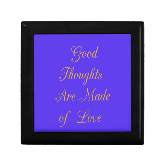 Blissful Reflections: Good Thoughts of Love Jewelry Box (Front)