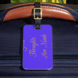 Blissful Reflections: Good Thoughts of Love Luggage Tag