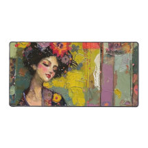 Blissful Woman in Kimono