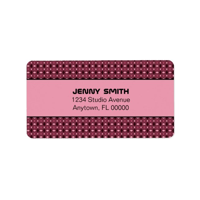 Blissfully Chic Address Labels (Front)
