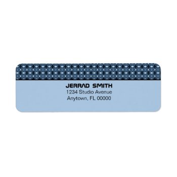 Blissfully Chic Return Address Labels by Superstarbing at Zazzle