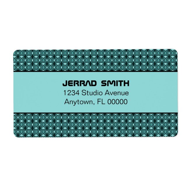 Blissfully Chic Shipping Labels (Front)