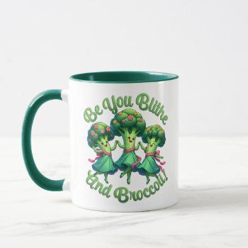 Blithe And Broccoli Mug by opheliasart at Zazzle