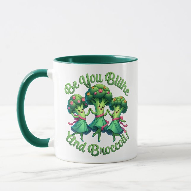 Blithe And Broccoli Mug (Left)