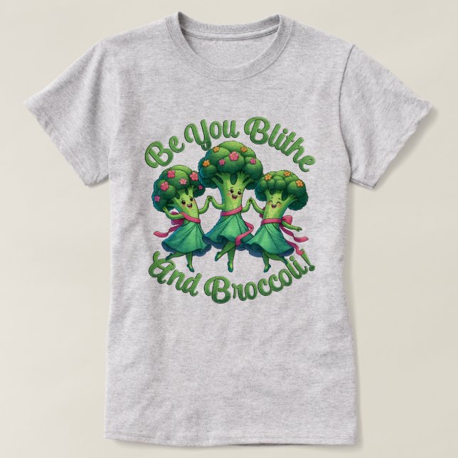 Blithe And Broccoli T-Shirt (Design Front)