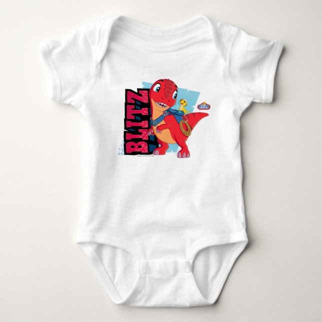 Blitz | Dino Ranch Baby Bodysuit (Front)