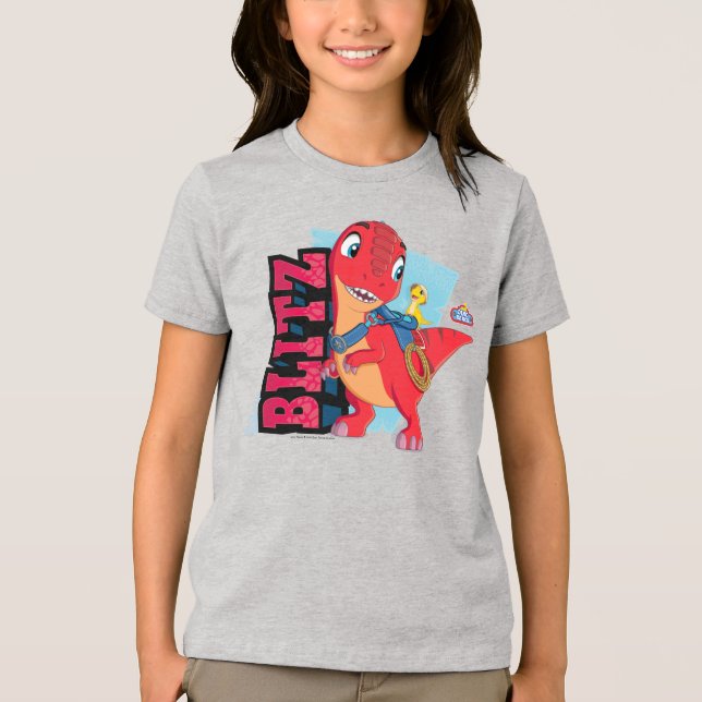Blitz | Dino Ranch Tri-Blend Shirt (Front)
