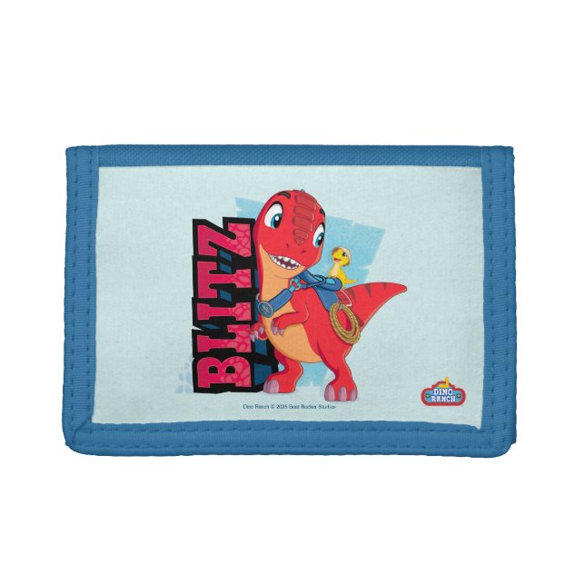 Blitz | Dino Ranch Trifold Wallet (Front)