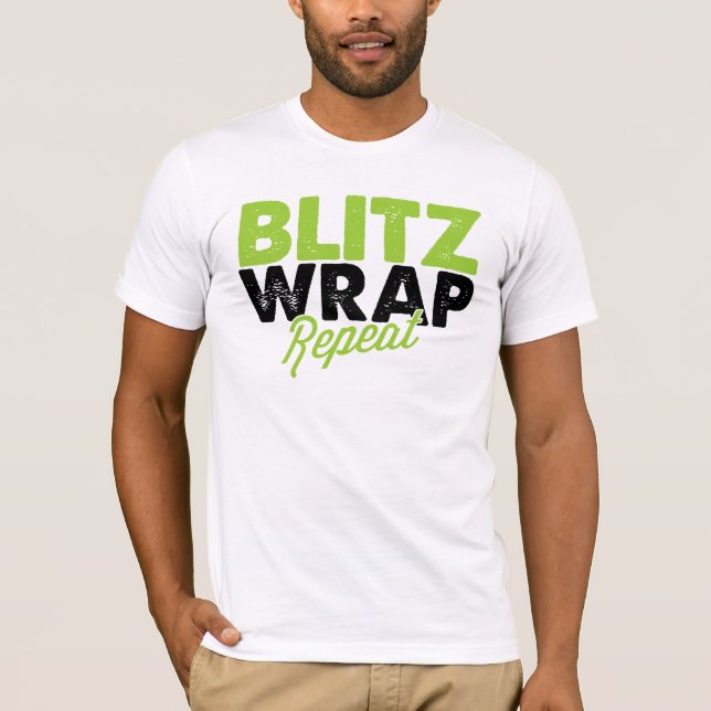 Blitz Wrap Repeat - Men's T-Shirt (Front)