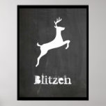 Blitzen Poster<br><div class="desc">One of Santa Claus' reindeer.</div>