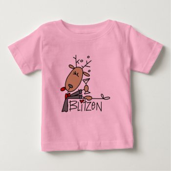Blitzen Reindeer T-shirts And Gifts by stick_figures at Zazzle