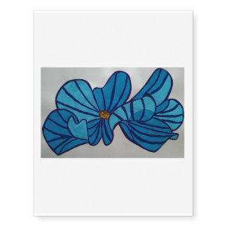 Bliue Temporary Tattoos