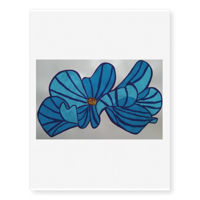 Bliue Temporary Tattoos (Front)