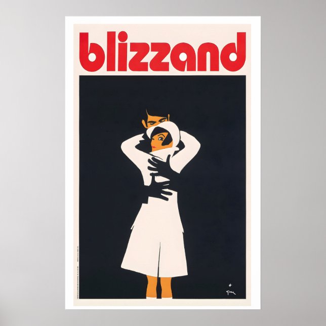 Blizzand Embrace Vintage Advertising Poster (Front)
