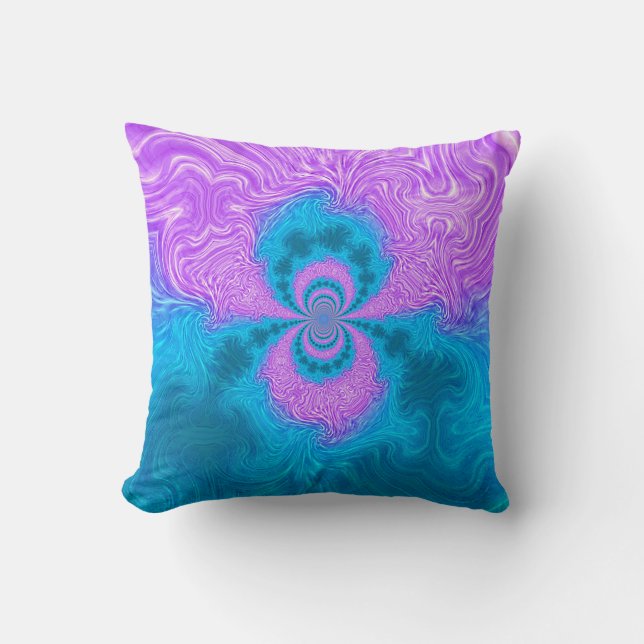 Blizzard Blast Throw Pillow (Front)