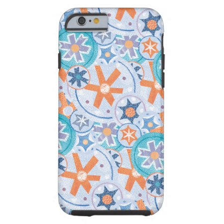 Blizzard Blue Snowflakes Winter Christmas Holiday Tough Iphone 6 Case