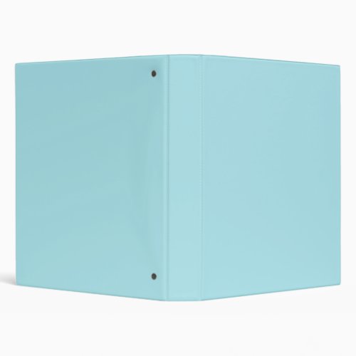 Blizzard Blue Solid Color 3 Ring Binder