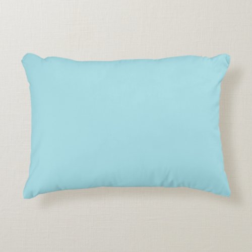 Blizzard Blue  solid color   Accent Pillow