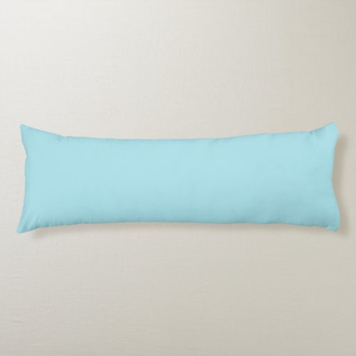 Blizzard Blue Solid Color Body Pillow