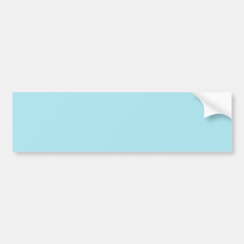 Blizzard Blue Solid Color Bumper Sticker