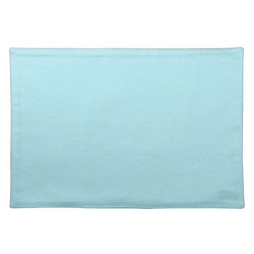 Blizzard Blue  solid color   Cloth Placemat