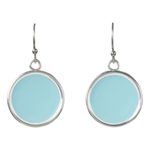 Blizzard Blue  solid color  Earrings