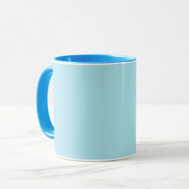 Blizzard Blue  (solid color)   Mug (Front Left)