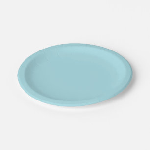 Blizzard Blue (solid color) Paper Plates