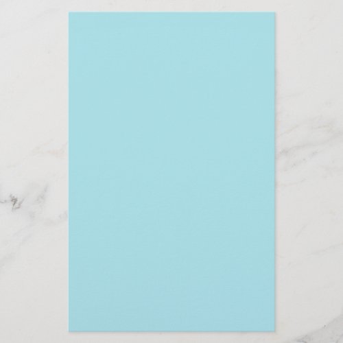 Blizzard Blue Solid Color Stationery