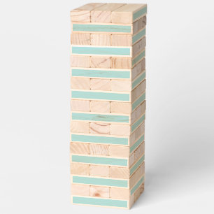 Blizzard Blue (solid color) Topple Tower