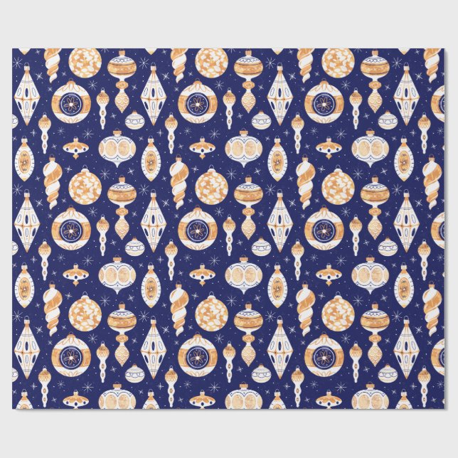 Blizzards and Baubles Wrapping Paper (Flat)