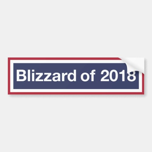 Blizzards Are Made Of Snowflakes Bumper Sticker