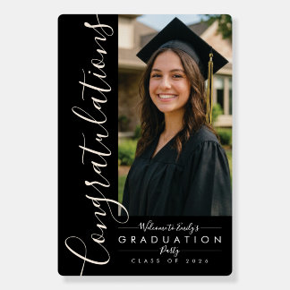 BLK & CREAM 2026 | Grad Signature Foam Board