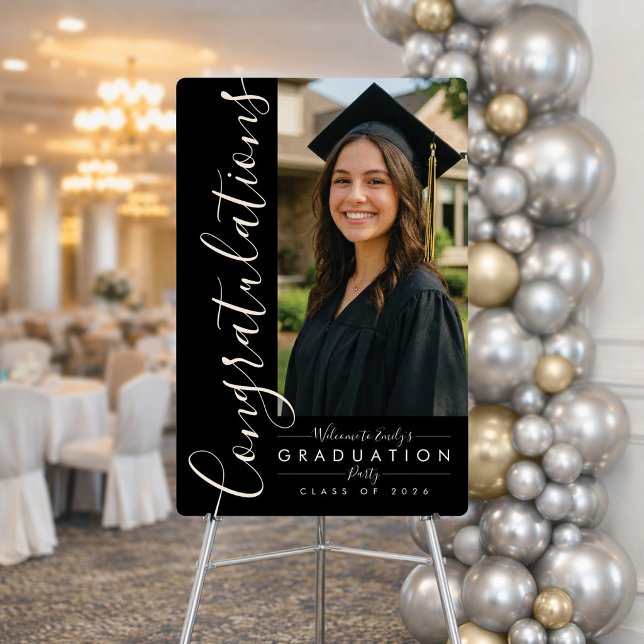 BLK & CRM FRAME | Graduation Signature Foam Board (Creator Uploaded)