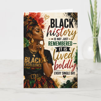 Blk Excellent Quote Card